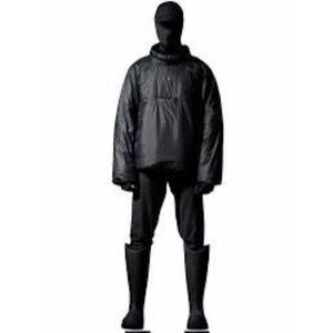 Yeezy Gap Engineered By Balenciaga Mock Neck Pullover Puffer Black NEW